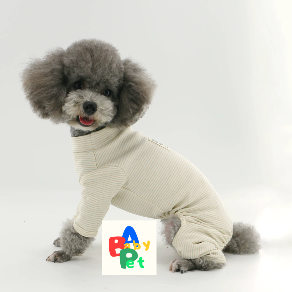 Original Spring/Autumn Pure Cotton Striped Dog Vest for Teddy Bears