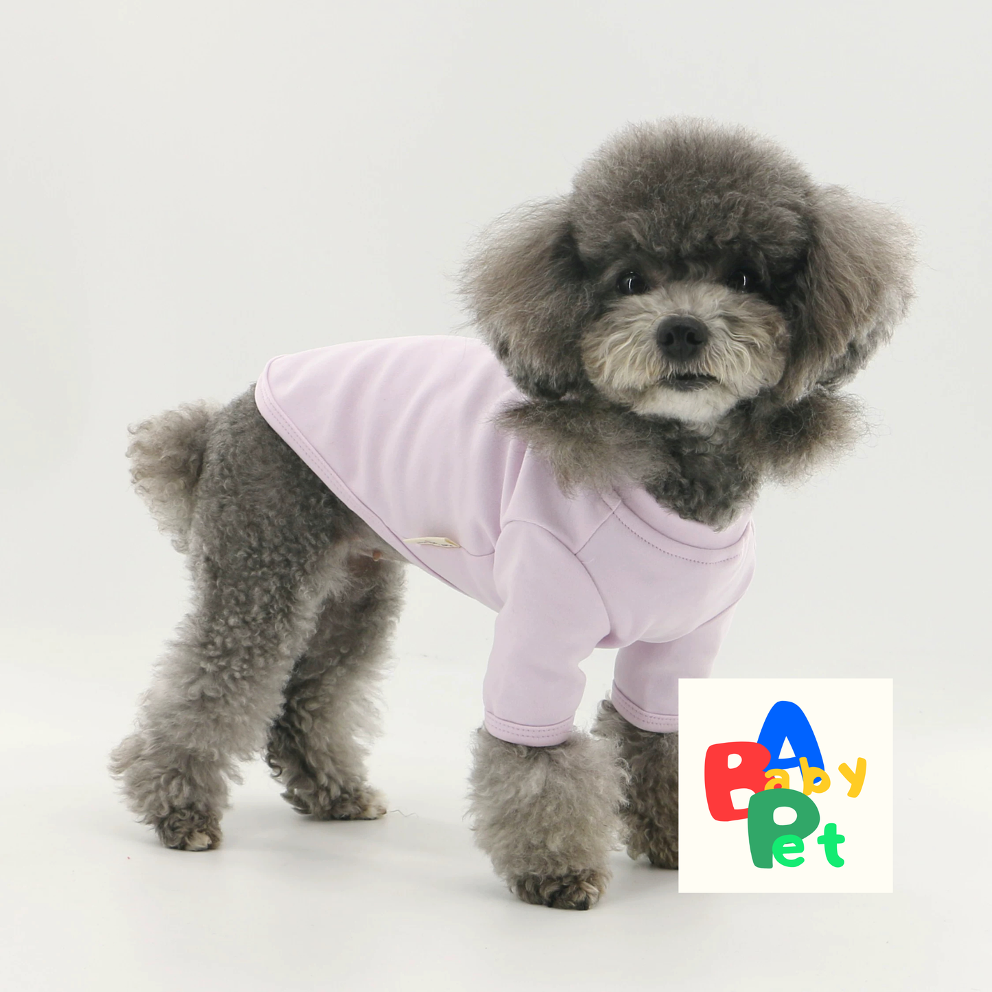 Pet Spring and Autumn Thin Pure Cotton Super Soft High Neck Round Neck Basic Base Shirt Teddy Dog T-shirt