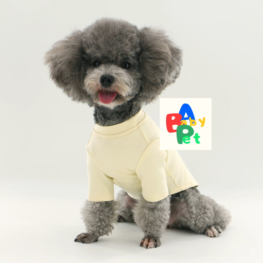 Pet Spring/Autumn Pure Cotton Peruvian Cotton Casual Knitted Multi-Color Base Layer T-Shirt for Teddy Dogs