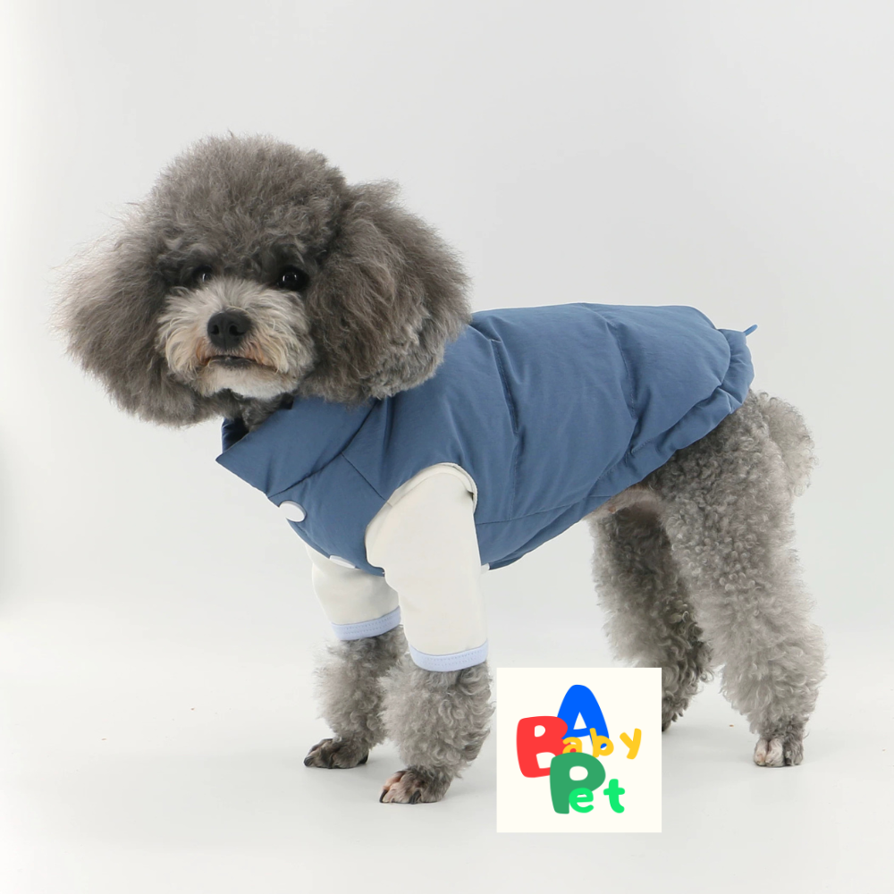 Original Pet Autumn/Winter Thick Sleeveless Adjustable Down Jacket, Warm Teddy Vest for Cats