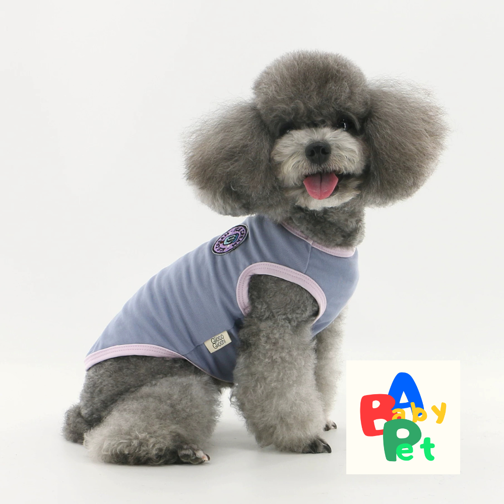Summer Cooling Cotton Vest for Teddy Dogs (Post-Spaying/Neutering)