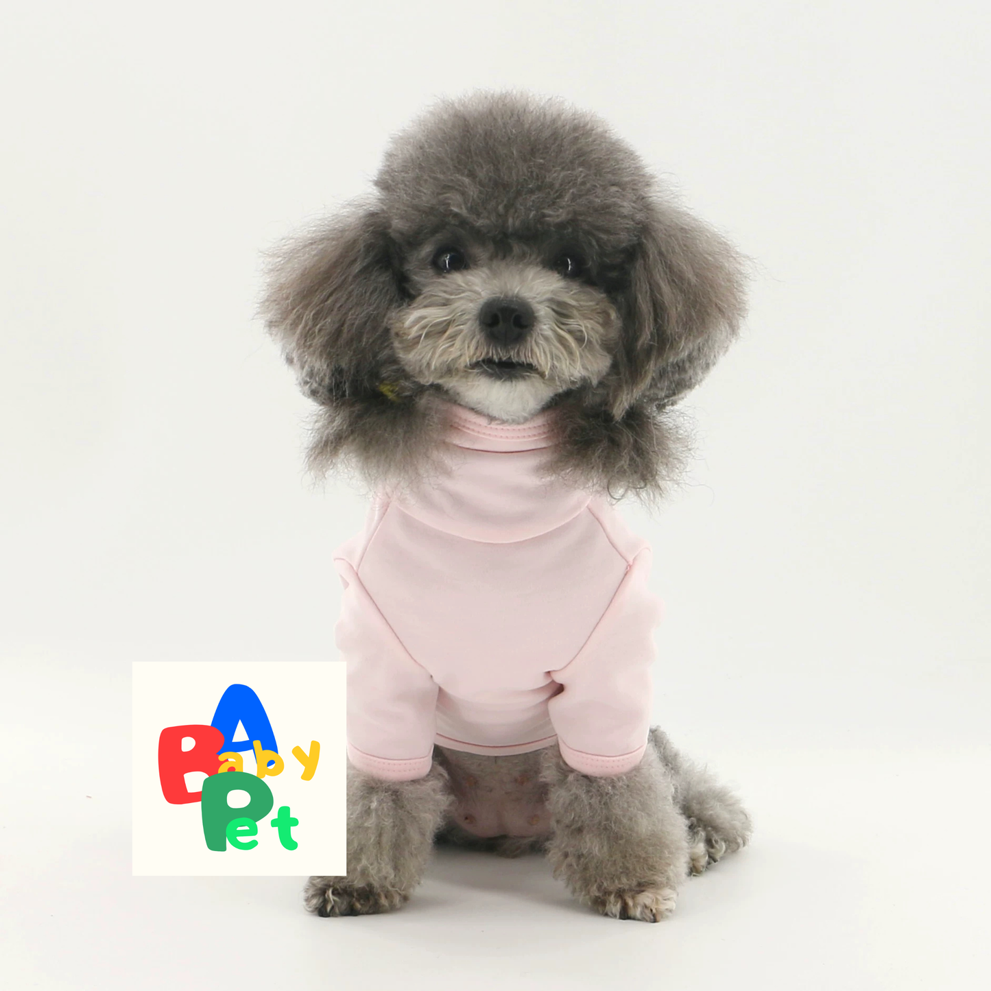 Pet Spring and Autumn Thin Pure Cotton Super Soft High Neck Round Neck Basic Base Shirt Teddy Dog T-shirt