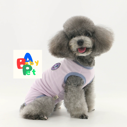 Summer Cooling Cotton Vest for Teddy Dogs (Post-Spaying/Neutering)