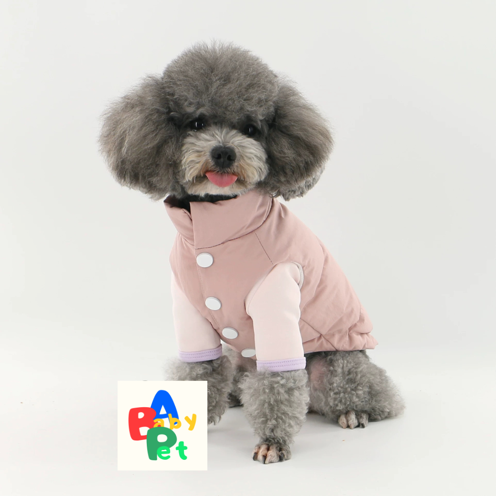 Original Pet Autumn/Winter Thick Sleeveless Adjustable Down Jacket, Warm Teddy Vest for Cats