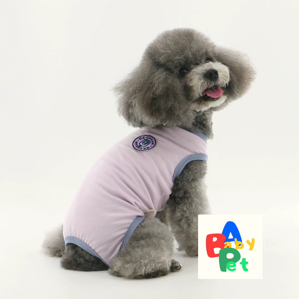 Summer Cooling Cotton Vest for Teddy Dogs (Post-Spaying/Neutering)