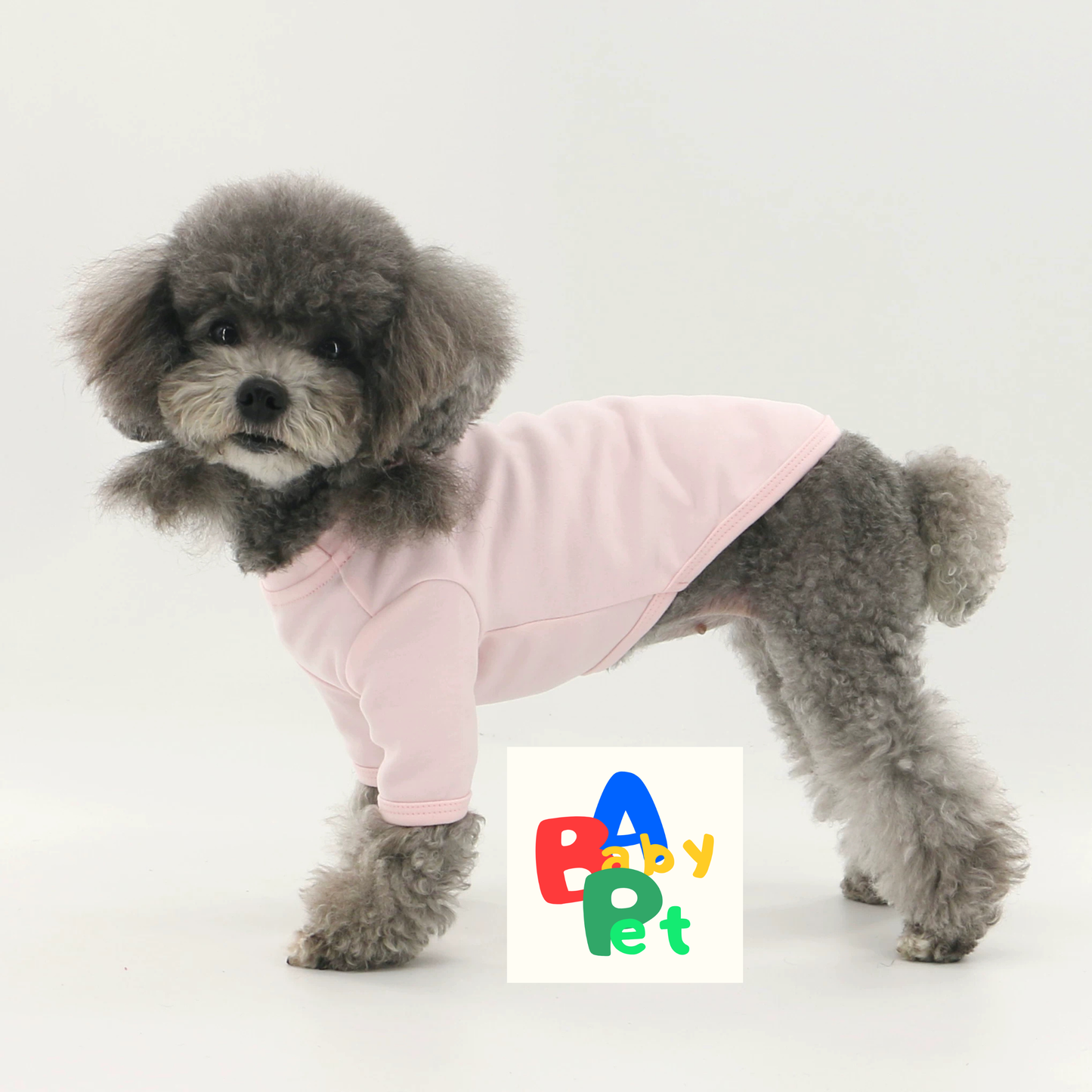 Pet Spring and Autumn Thin Pure Cotton Super Soft High Neck Round Neck Basic Base Shirt Teddy Dog T-shirt