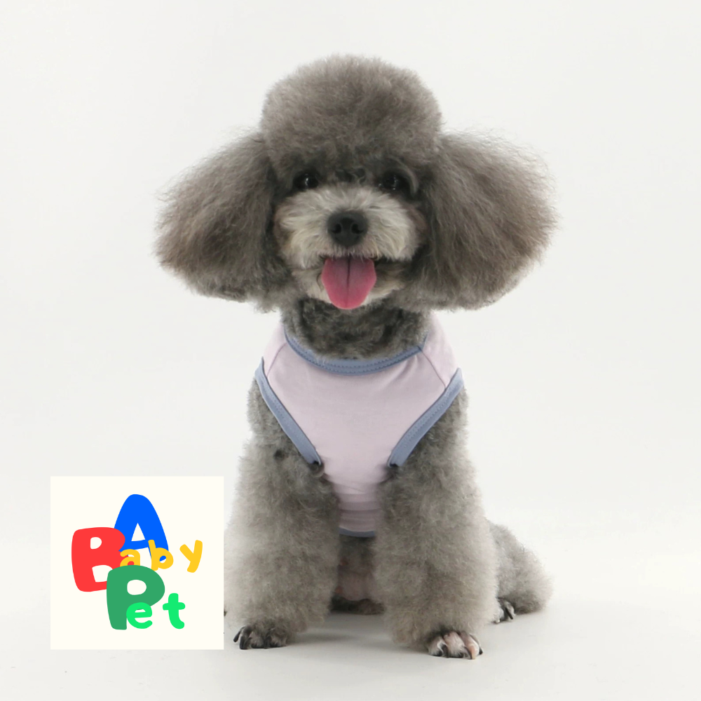 Summer Cooling Cotton Vest for Teddy Dogs (Post-Spaying/Neutering)
