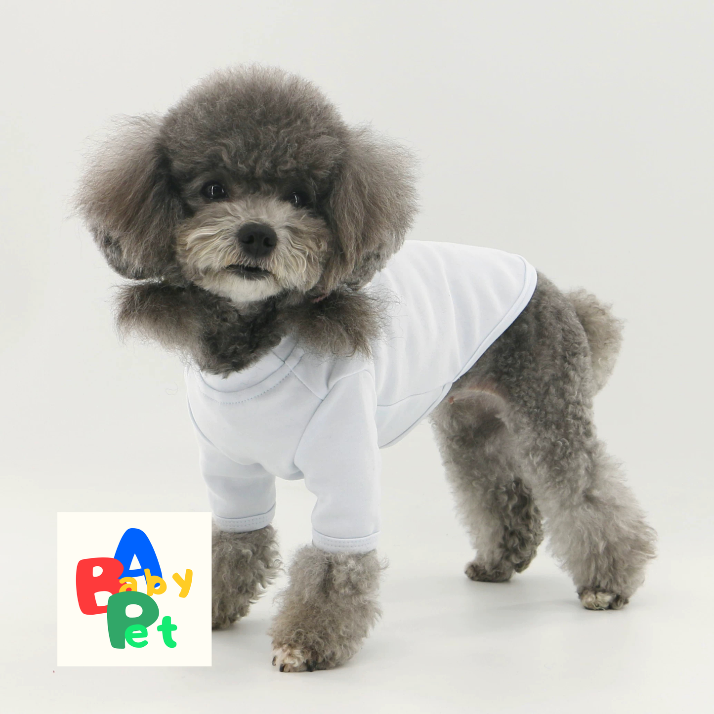 Pet Spring and Autumn Thin Pure Cotton Super Soft High Neck Round Neck Basic Base Shirt Teddy Dog T-shirt