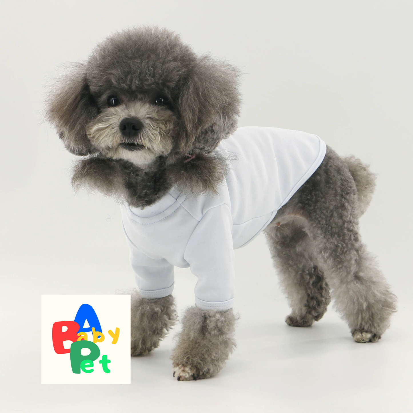 Pet Spring and Autumn Thin Pure Cotton Super Soft High Neck Round Neck Basic Base Shirt Teddy Dog T-shirt
