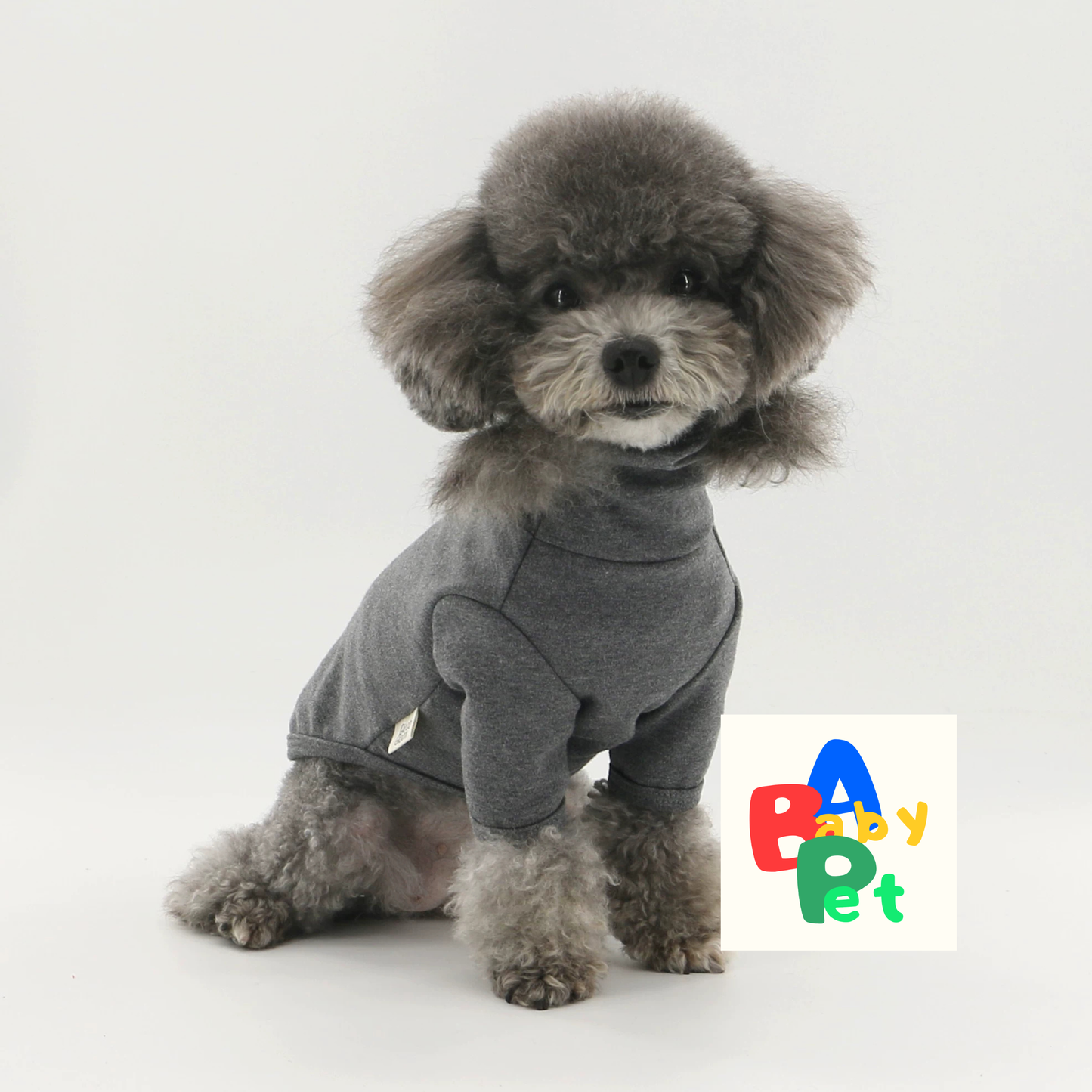 Pet Spring and Autumn Thin Pure Cotton Super Soft High Neck Round Neck Basic Base Shirt Teddy Dog T-shirt