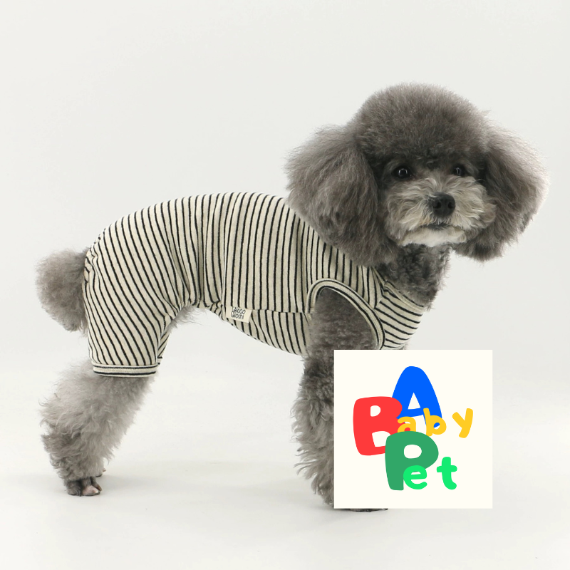 Pet Spring/Autumn Pure Cotton Short-Leg Four-Paw Sweater/Nursebody Vest