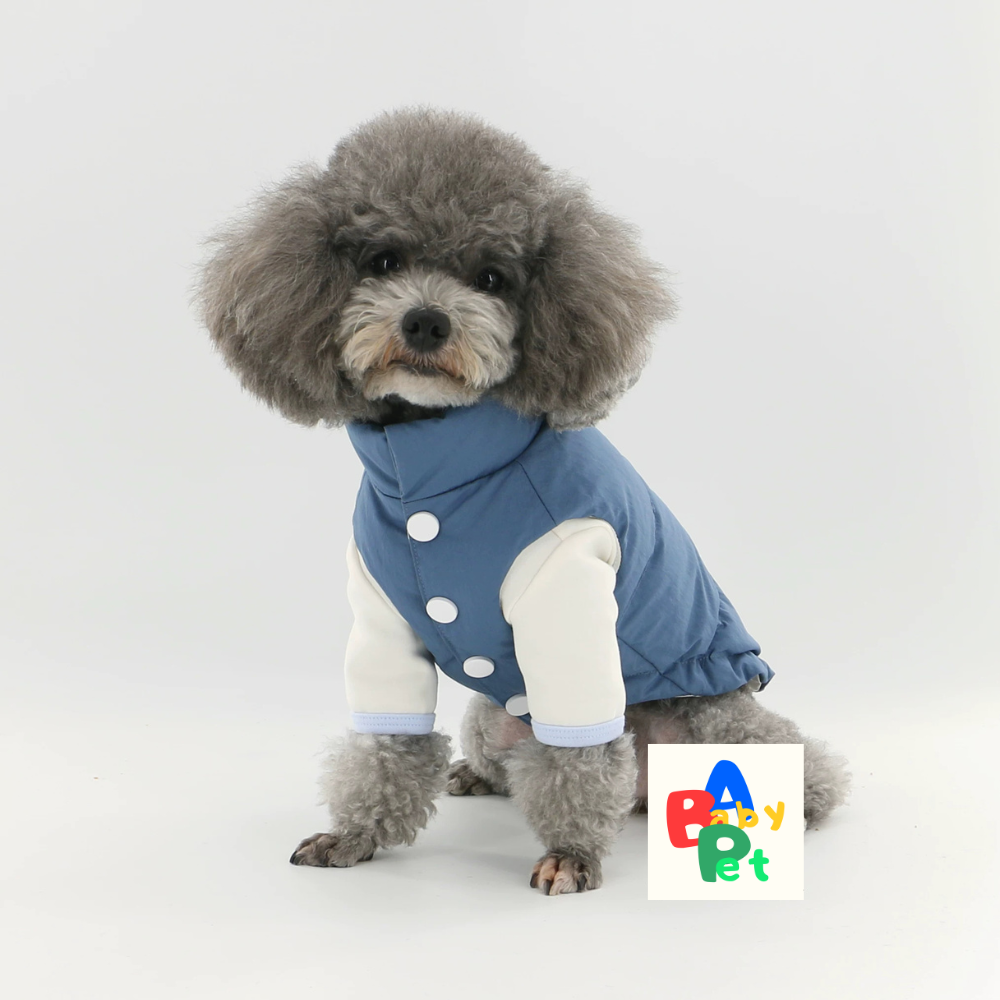 Original Pet Autumn/Winter Thick Sleeveless Adjustable Down Jacket, Warm Teddy Vest for Cats
