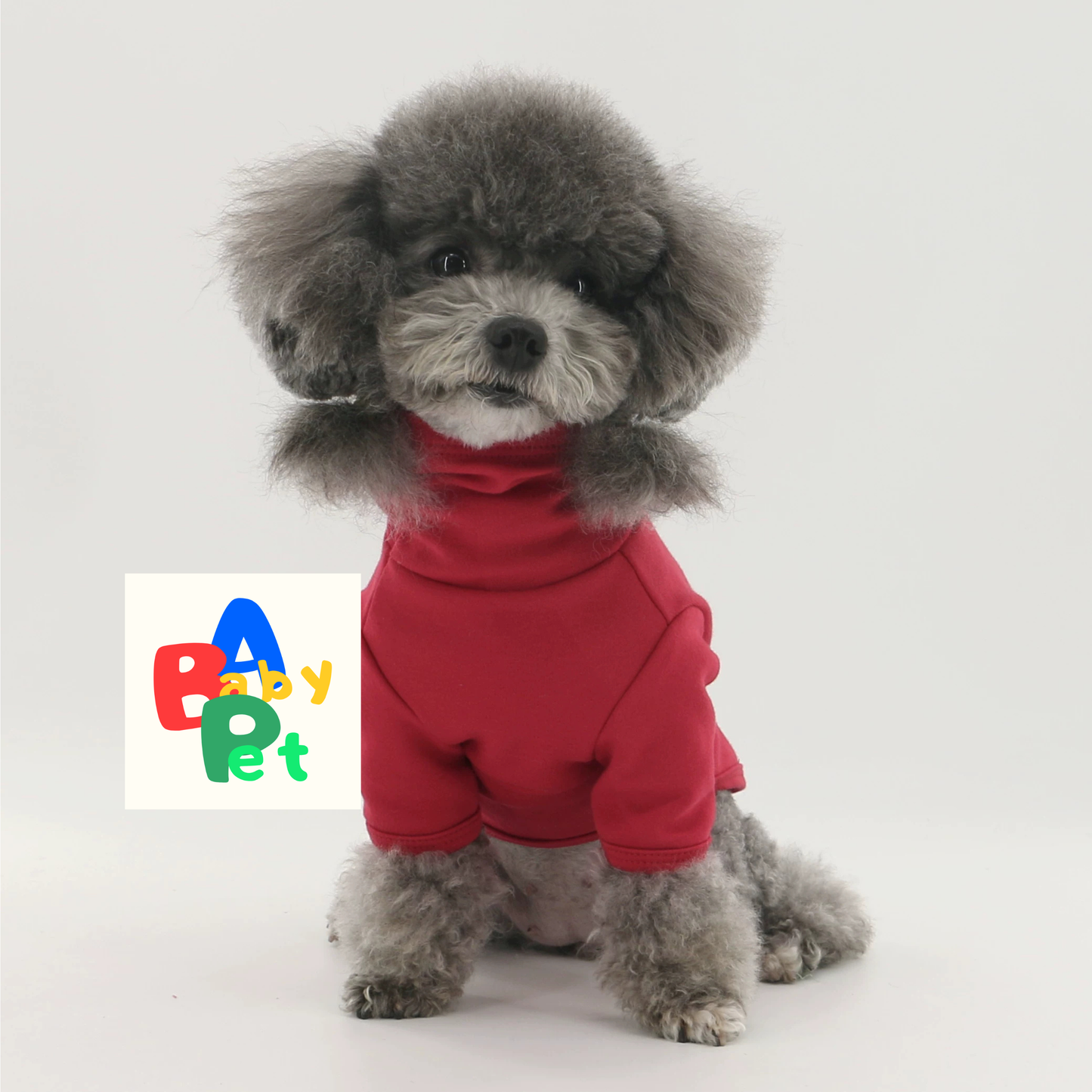 Pet Spring and Autumn Thin Pure Cotton Super Soft High Neck Round Neck Basic Base Shirt Teddy Dog T-shirt
