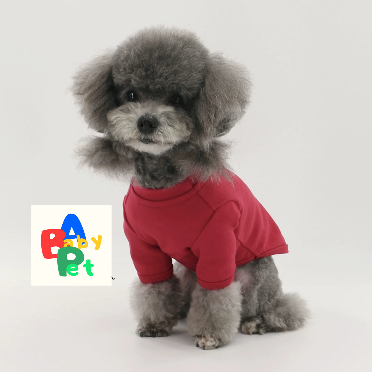 Pet Spring and Autumn Thin Pure Cotton Super Soft High Neck Round Neck Basic Base Shirt Teddy Dog T-shirt