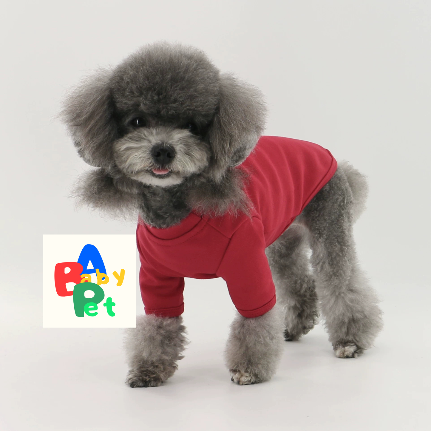 Pet Spring and Autumn Thin Pure Cotton Super Soft High Neck Round Neck Basic Base Shirt Teddy Dog T-shirt
