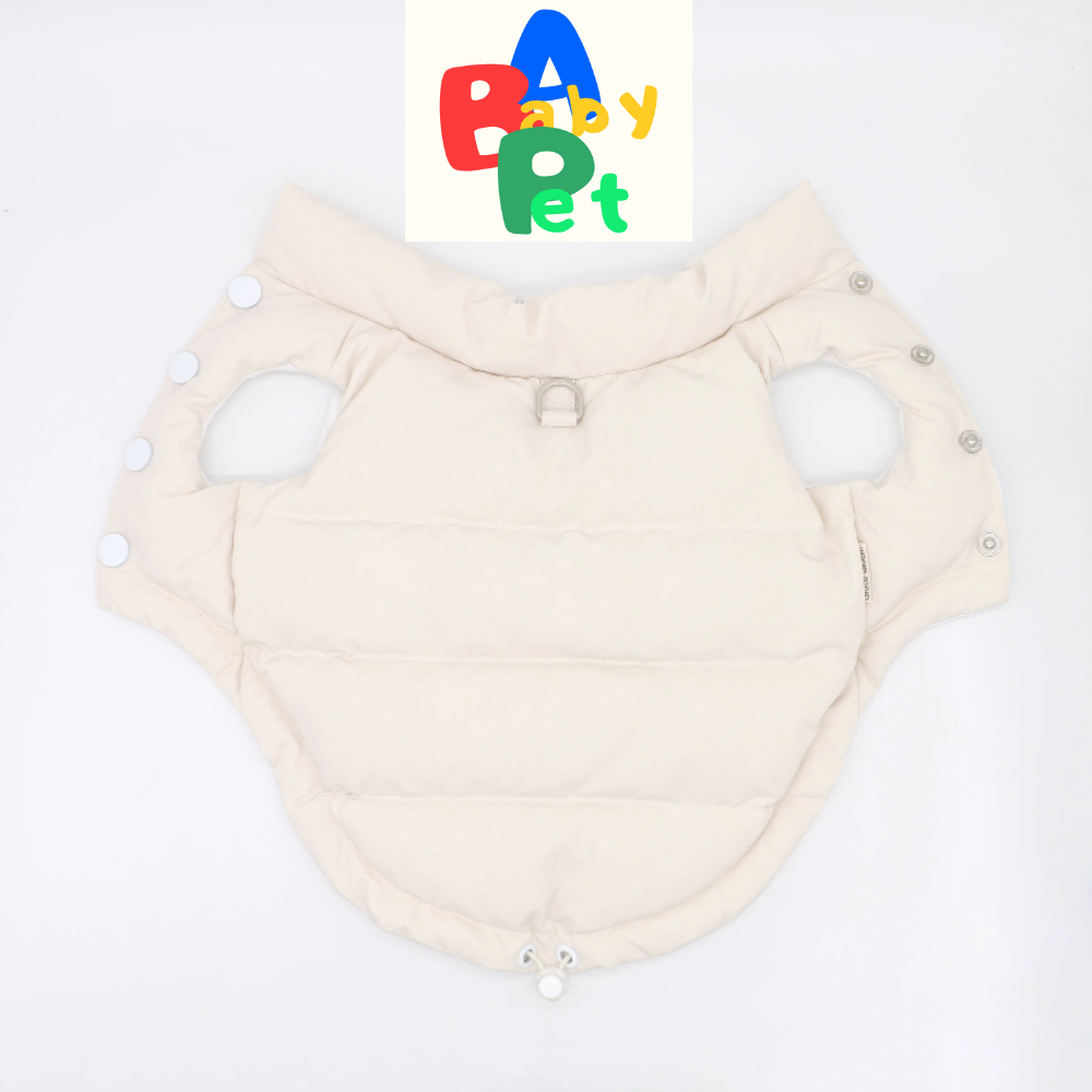 Original Pet Autumn/Winter Thick Sleeveless Adjustable Down Jacket, Warm Teddy Vest for Cats