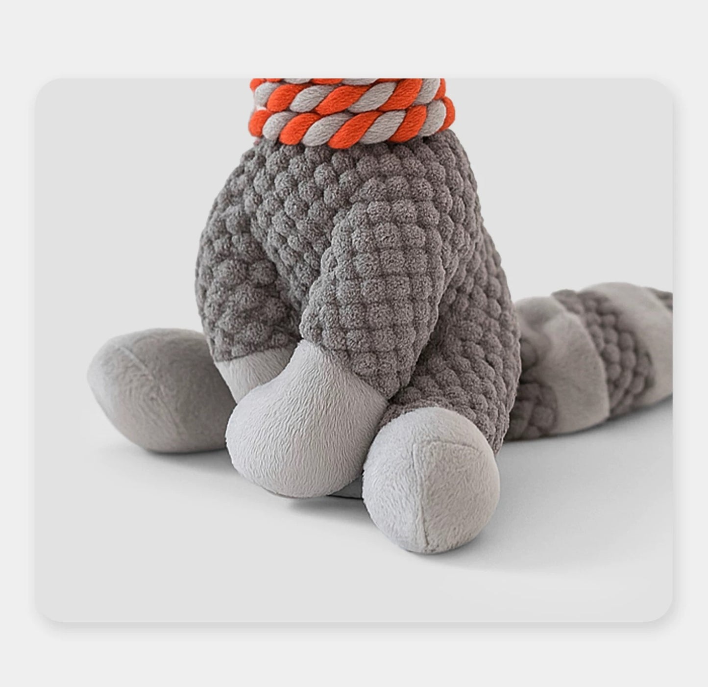 Small dog toy, chewable, makes sound, plush toy, chewable rope, perfect for small dogs like Corgis, a great way to keep them entertained and relieve boredom