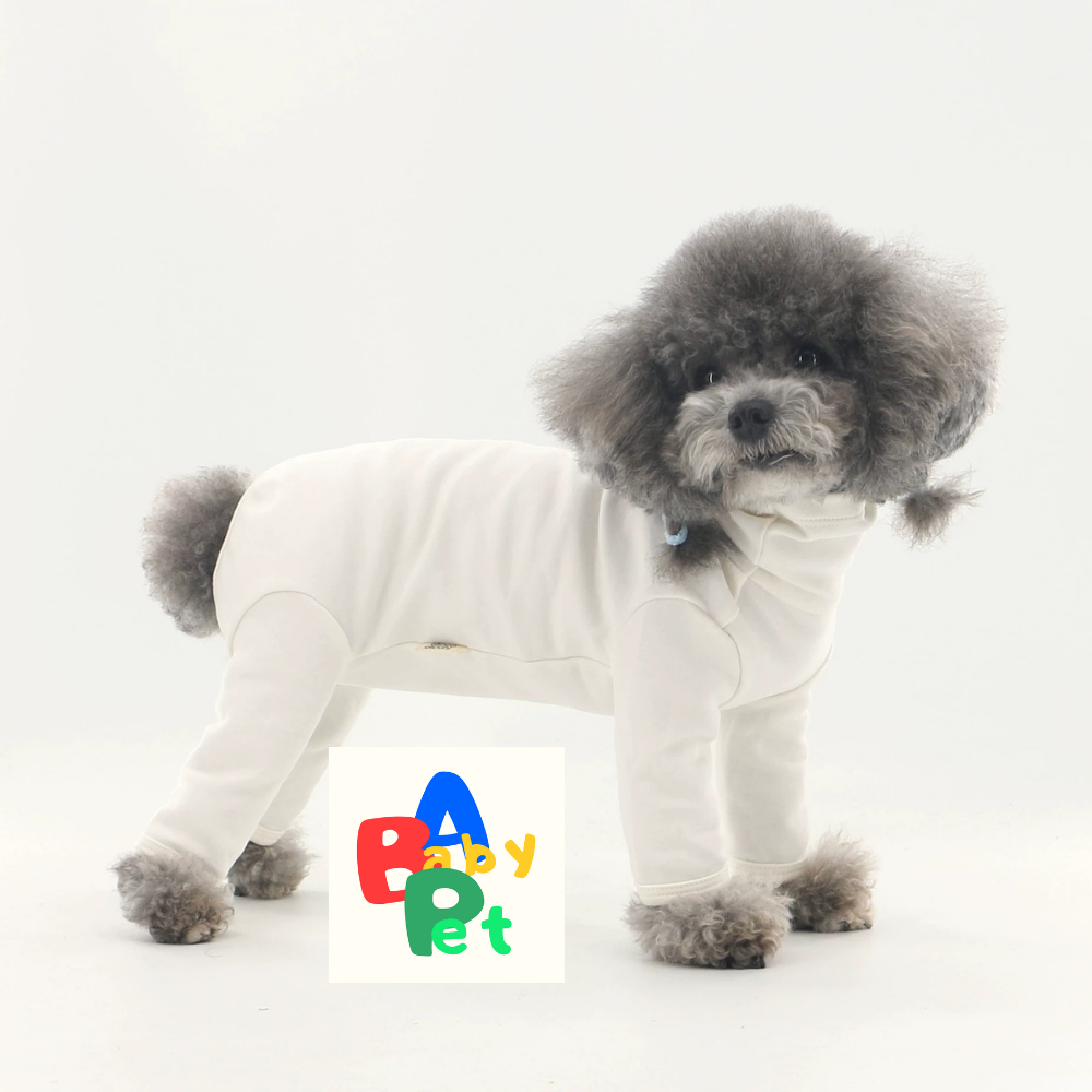 Original Spring/Autumn Pure Cotton Basic Base Layer Teddy Stretch Knit Dog Four-Legged Suit