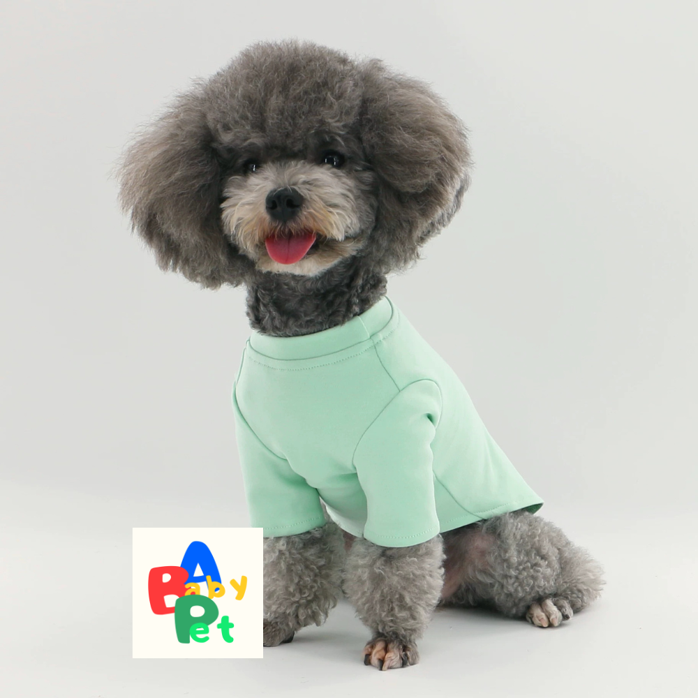 Pet Spring/Autumn Pure Cotton Peruvian Cotton Casual Knitted Multi-Color Base Layer T-Shirt for Teddy Dogs