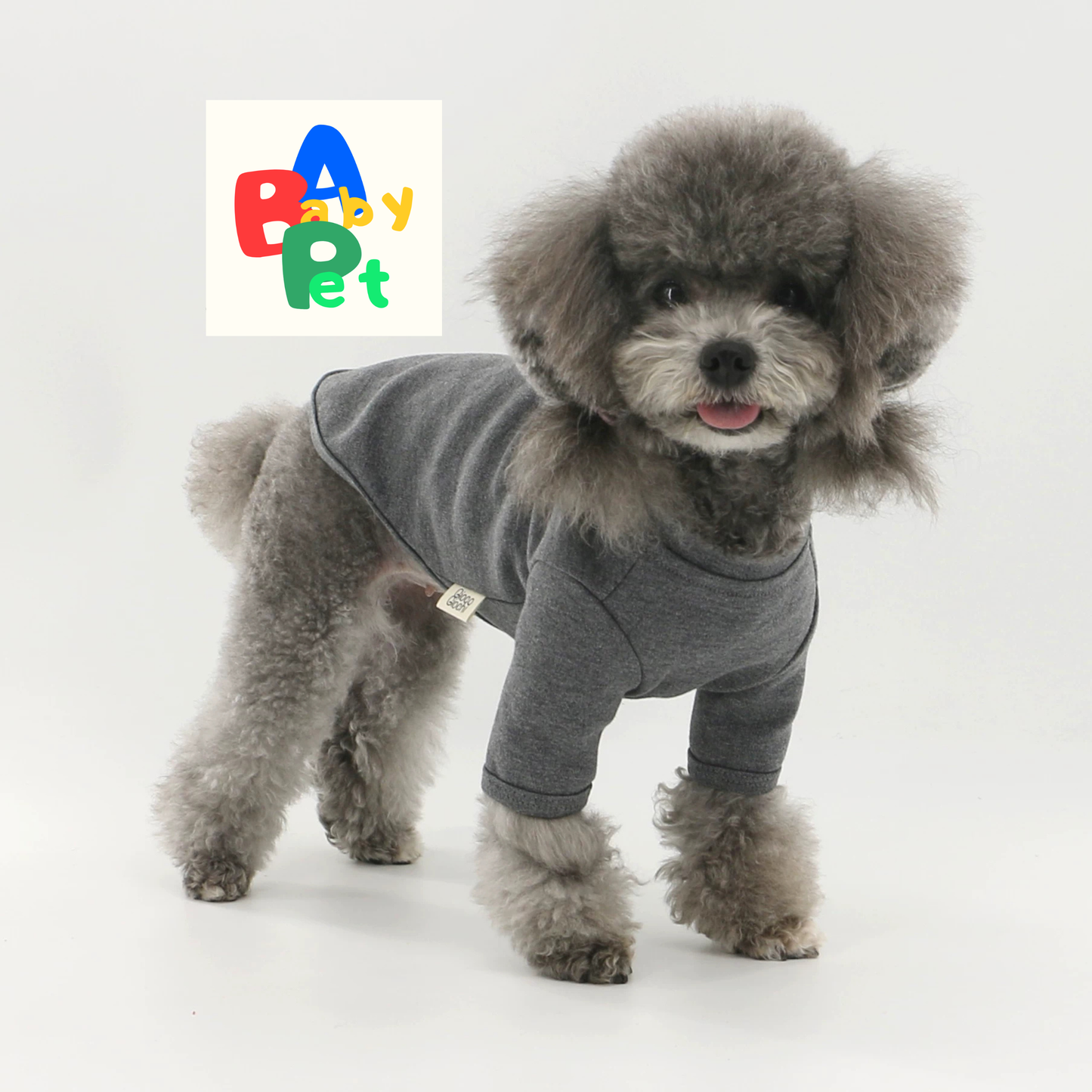 Pet Spring and Autumn Thin Pure Cotton Super Soft High Neck Round Neck Basic Base Shirt Teddy Dog T-shirt