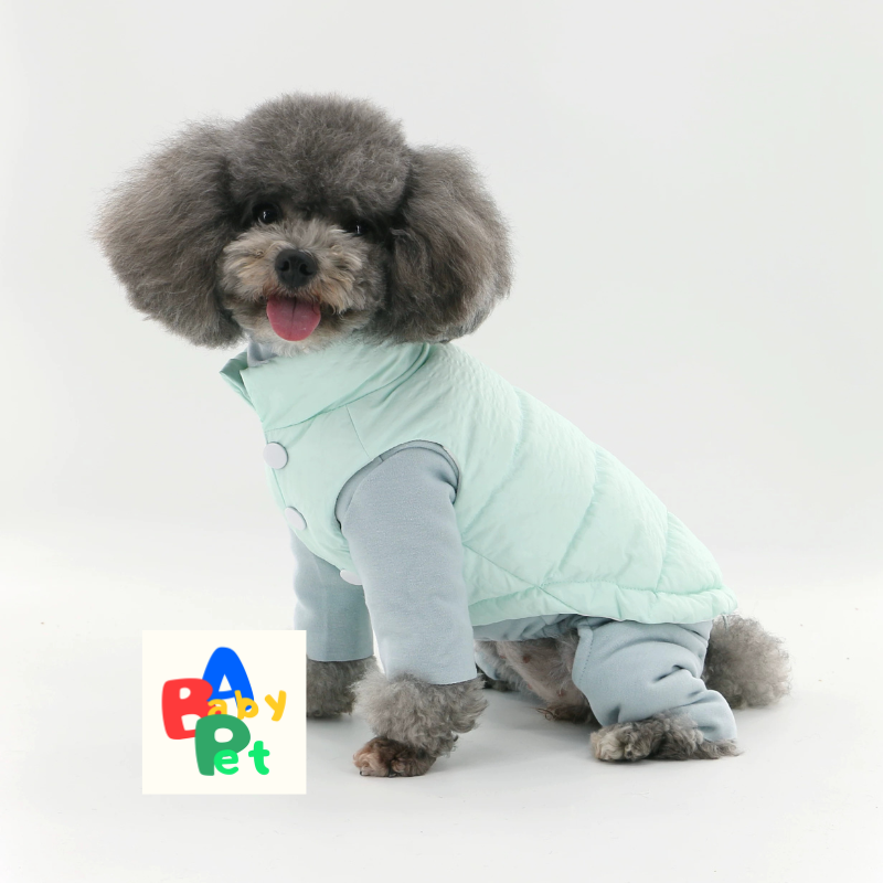 Original Pet Autumn/Winter Thick Sleeveless Adjustable Down Jacket Vest for Teddy Bears