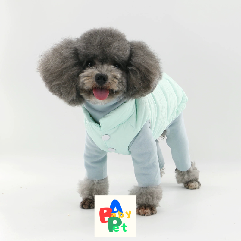Original Pet Autumn/Winter Thick Sleeveless Adjustable Down Jacket Vest for Teddy Bears