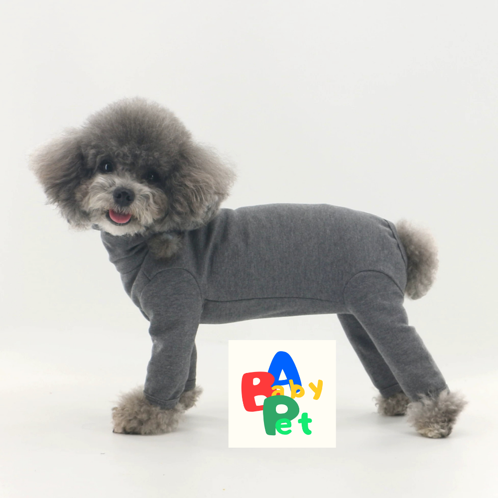 Original Spring/Autumn Pure Cotton Basic Base Layer Teddy Stretch Knit Dog Four-Legged Suit