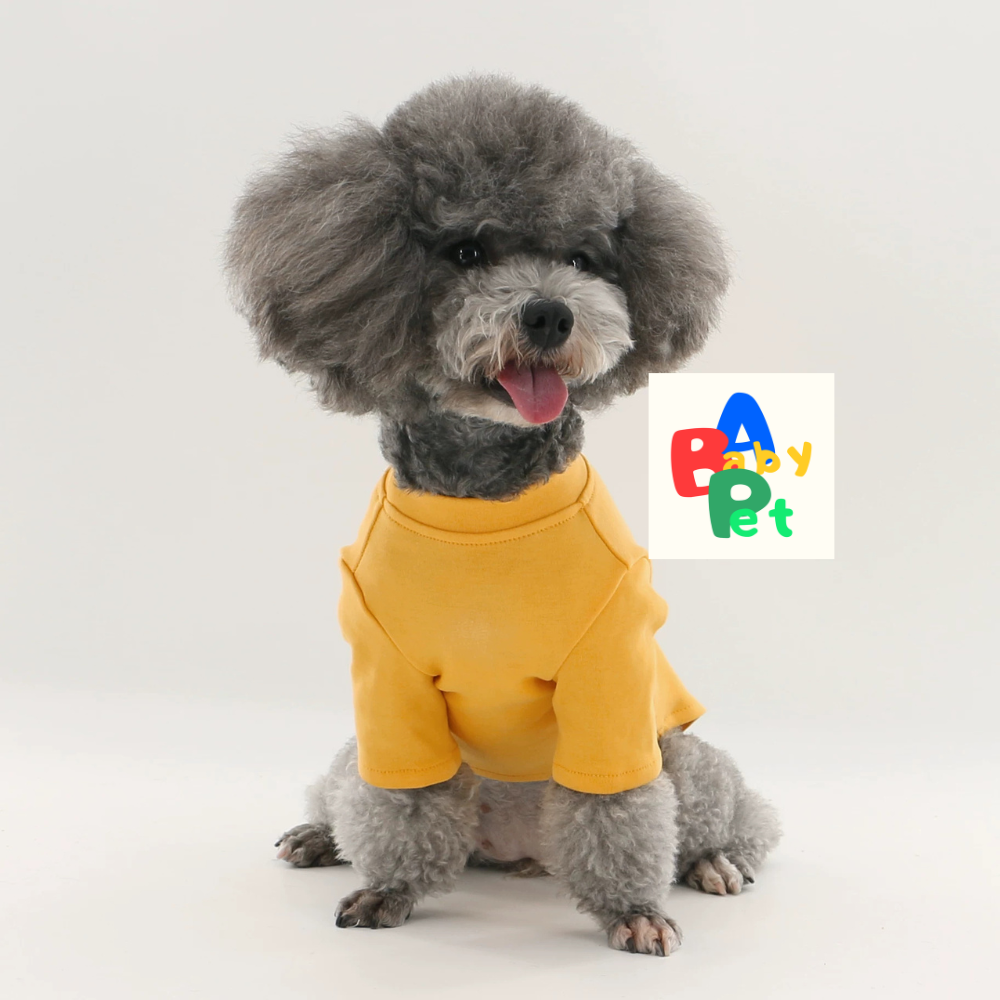 Pet Spring/Autumn Pure Cotton Peruvian Cotton Casual Knitted Multi-Color Base Layer T-Shirt for Teddy Dogs