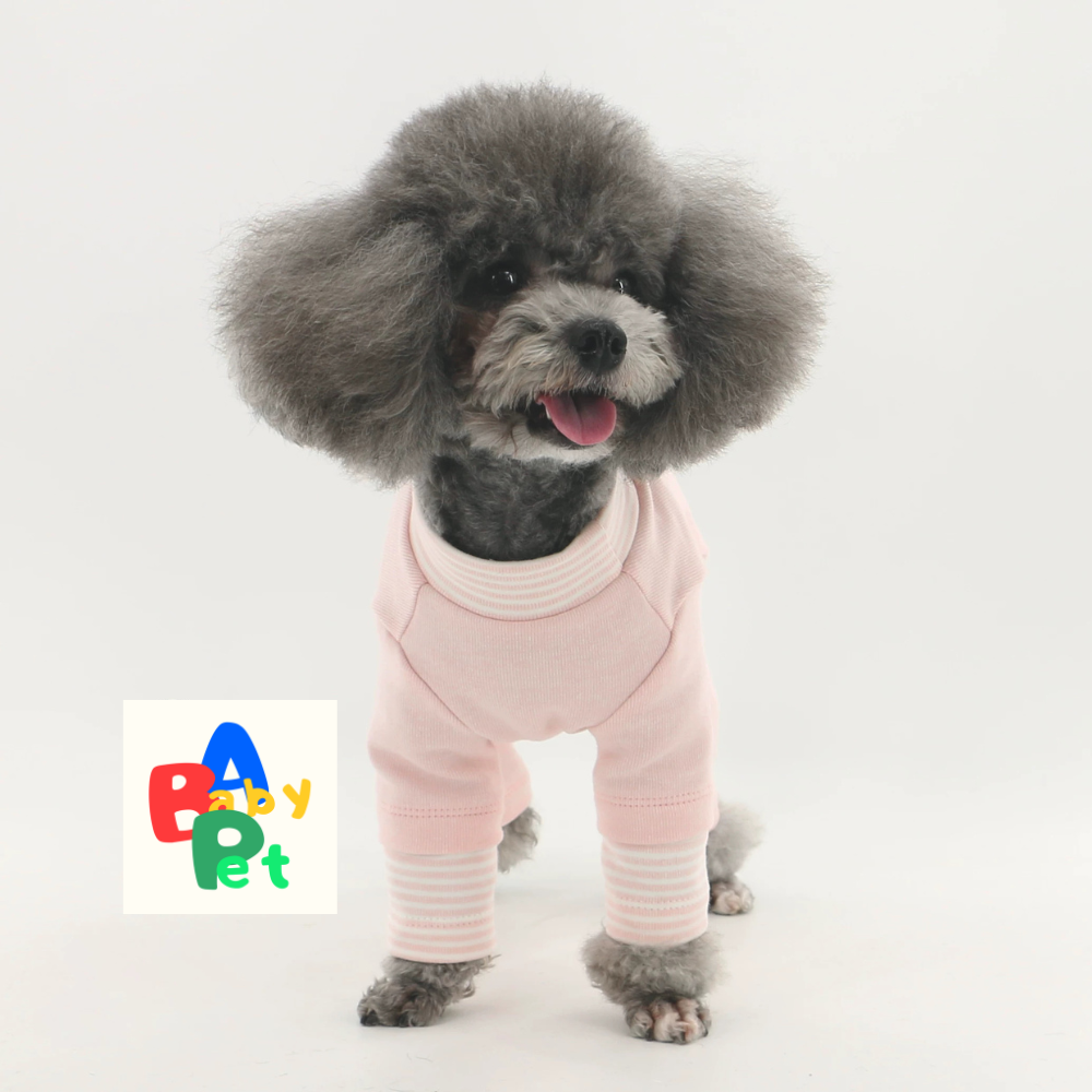 Original Pet Style Spring/Autumn Faux Two-Piece Cotton Undershirt for Female Dogs, Teddy Bear Puppy Sweater
