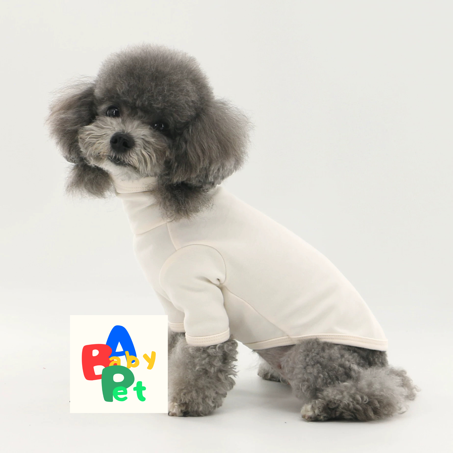 Pet Spring and Autumn Thin Pure Cotton Super Soft High Neck Round Neck Basic Base Shirt Teddy Dog T-shirt