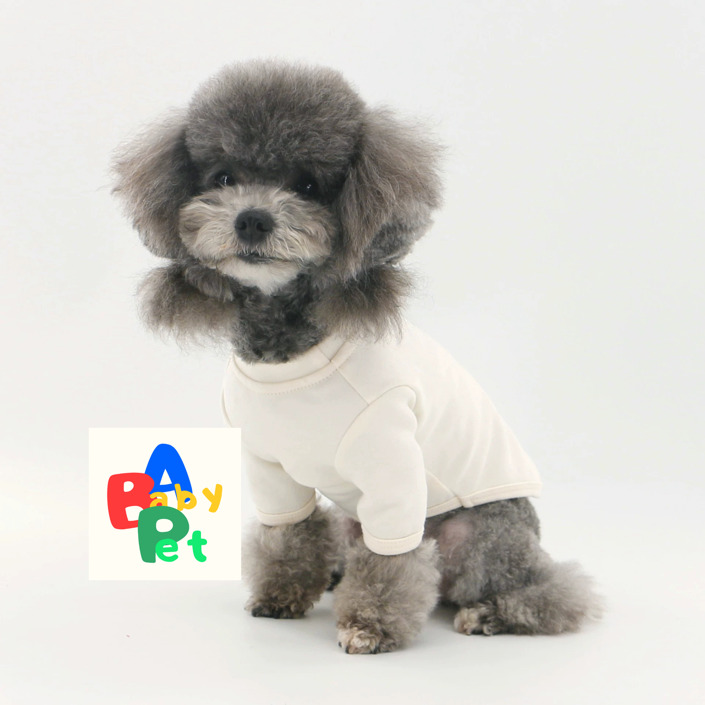 Pet Spring and Autumn Thin Pure Cotton Super Soft High Neck Round Neck Basic Base Shirt Teddy Dog T-shirt