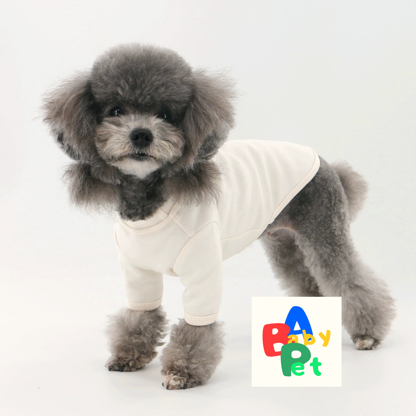 Pet Spring and Autumn Thin Pure Cotton Super Soft High Neck Round Neck Basic Base Shirt Teddy Dog T-shirt