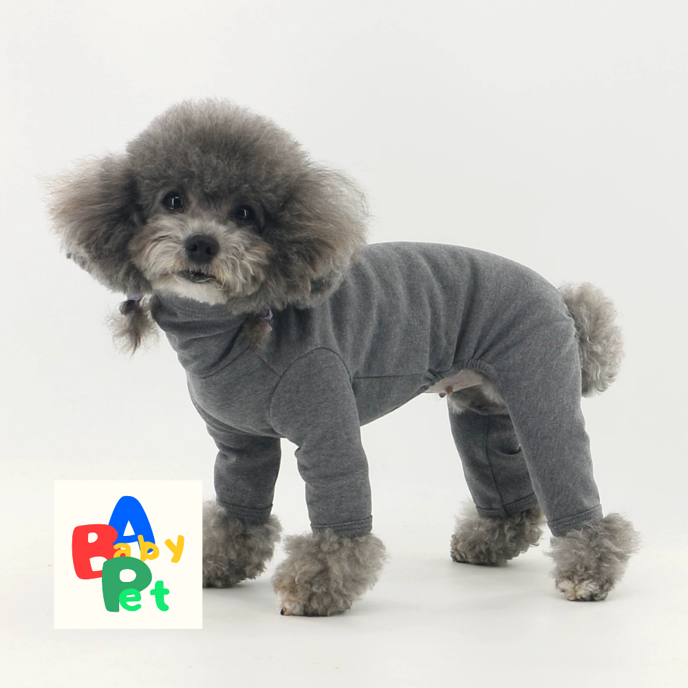 Original Spring/Autumn Pure Cotton Basic Base Layer Teddy Stretch Knit Dog Four-Legged Suit