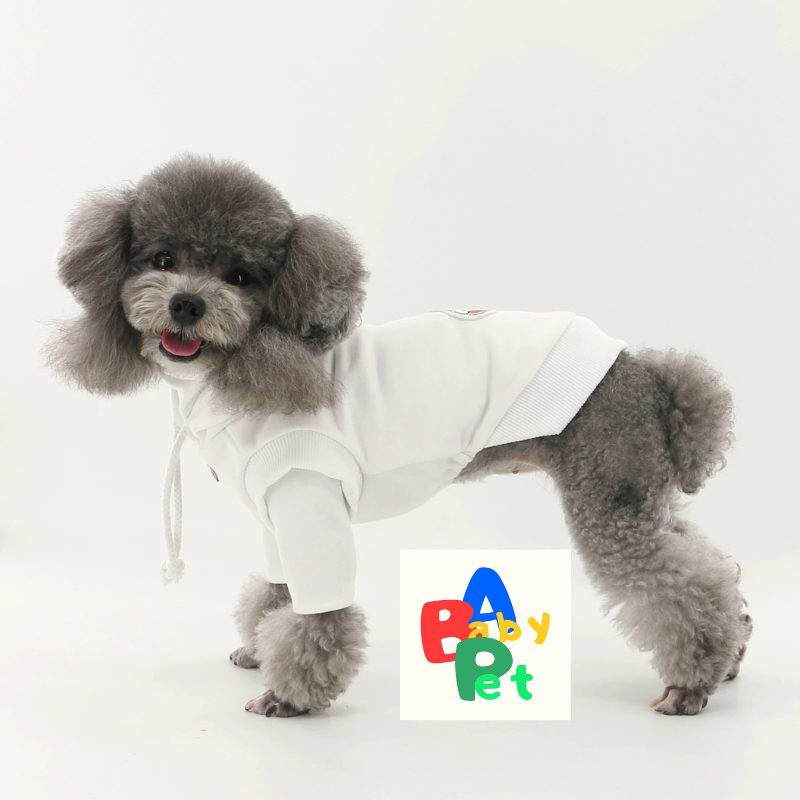 Original Pet Style Spring/Autumn Patchwork Hooded Sweatshirt Vest for Teddy and Bichon Frises