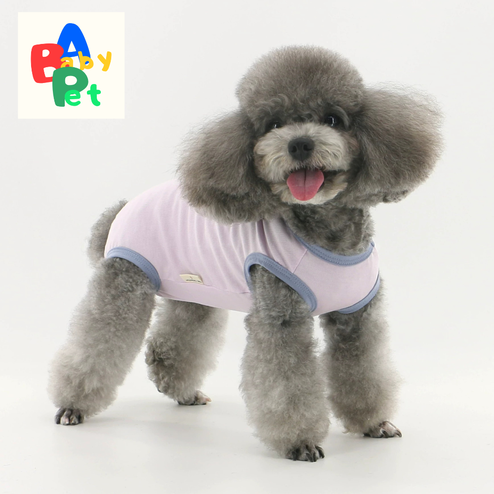 Summer Cooling Cotton Vest for Teddy Dogs (Post-Spaying/Neutering)