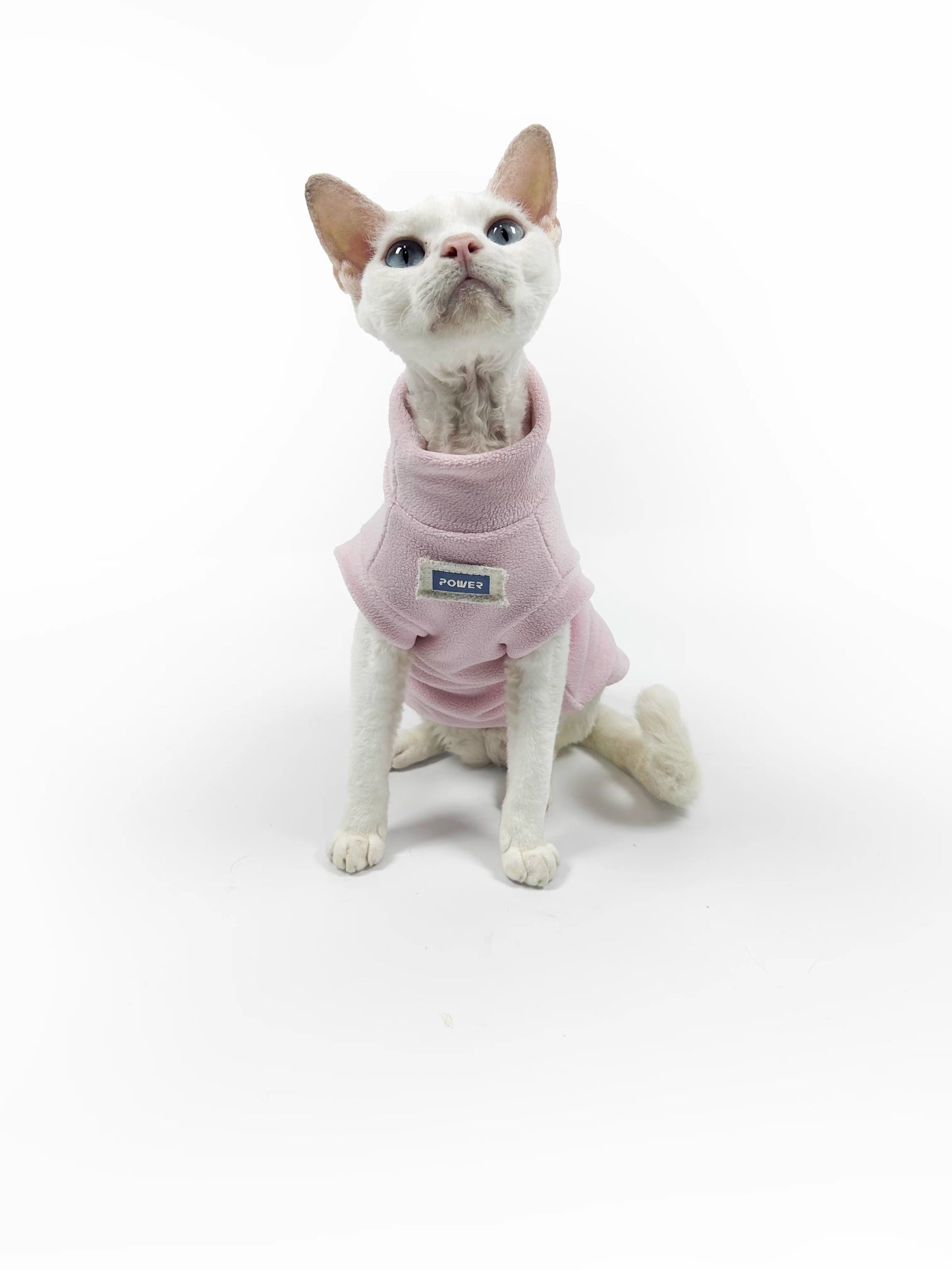 Autumn/Winter Hairless Cat-themed Vest by Sphynx and Devon, Soft and Warm