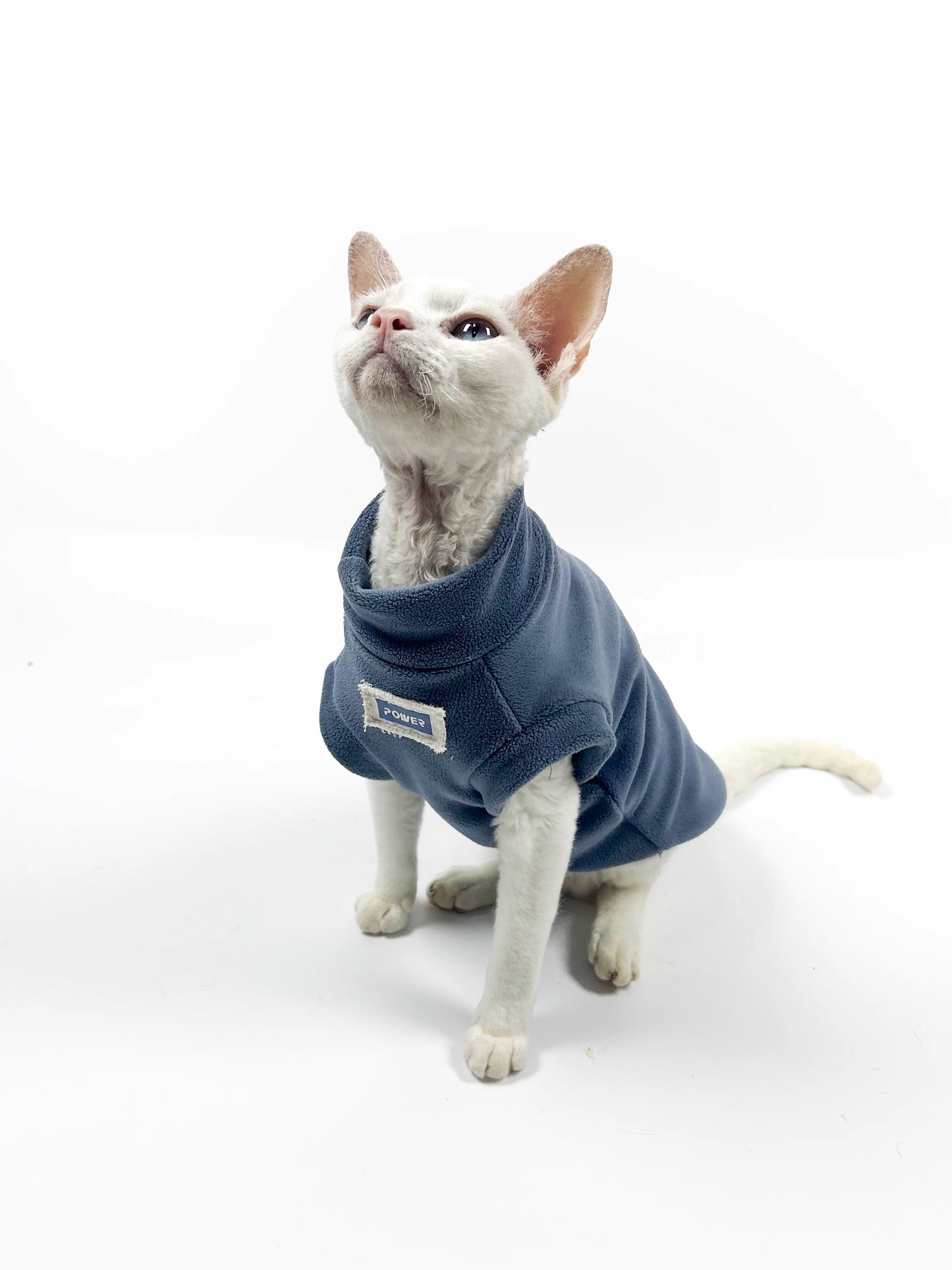 Autumn/Winter Hairless Cat-themed Vest by Sphynx and Devon, Soft and Warm