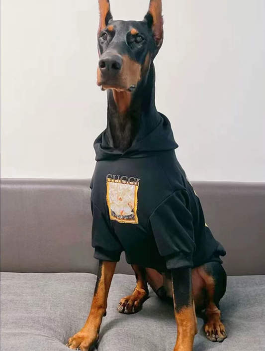 Dog clothes for autumn and winter, large breeds like Golden Retrievers, Labradors, and Dobermans, anti-shedding clothes, trendy dog sweatshirts, warm