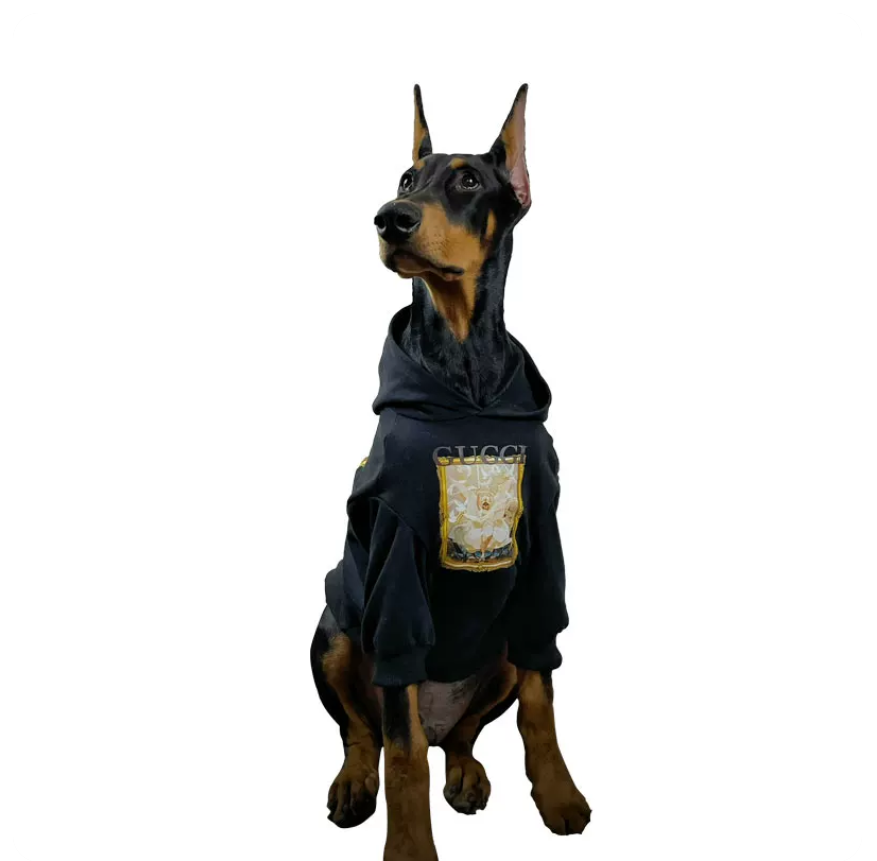 Dog clothes for autumn and winter, large breeds like Golden Retrievers, Labradors, and Dobermans, anti-shedding clothes, trendy dog sweatshirts, warm